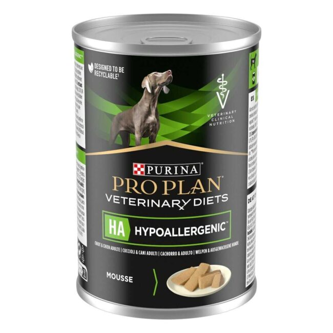 PURINA PRO PLAN VETERINARY DIETS umido cane HA Hypoallergenic Recensione Purina pro plan veterinari diets umido cane ha hypoallergenic