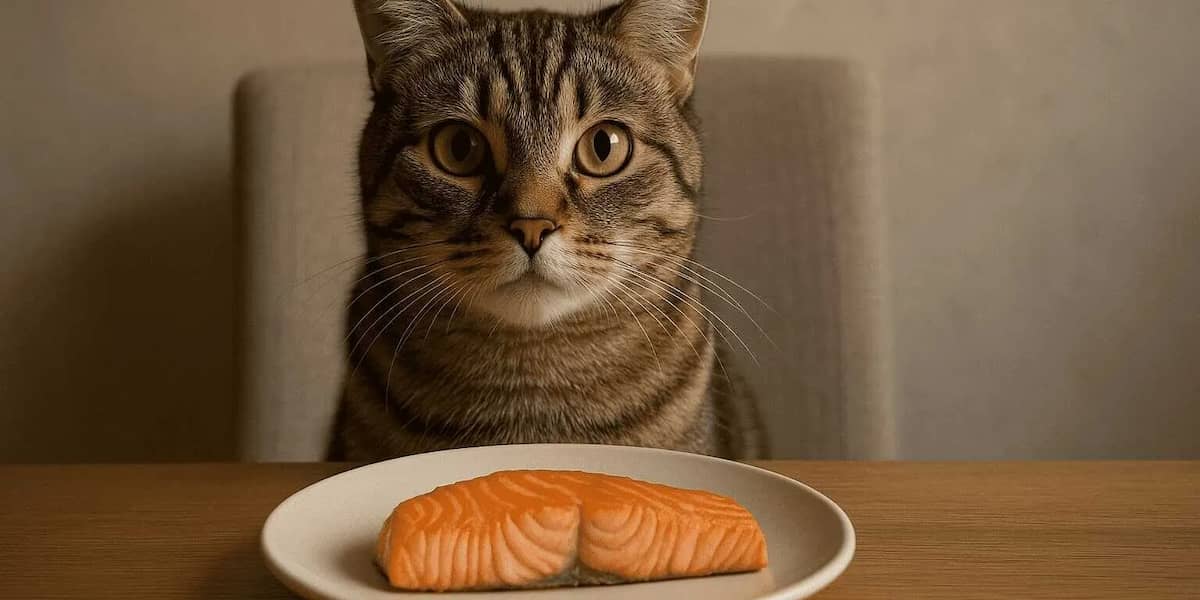 cibi-salutari-per-gatti-1536×768 gatto con salmone, un cibo salutare oltre a zucca e mirtilli