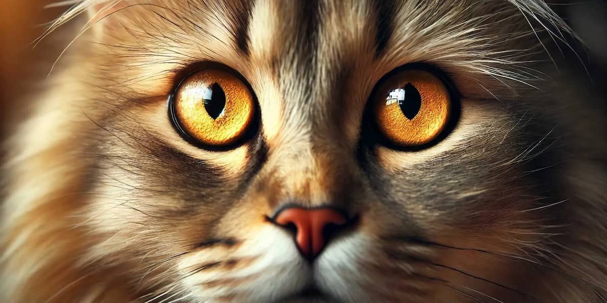 La vista del gatto