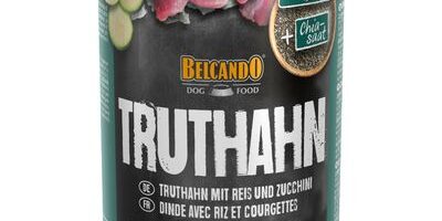 Belcando lattina di Super Premium - Tacchino con riso & zucchine umido per cani