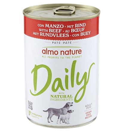 Daily con Manzo cane – Almo nature Recensione lattina 400 g. Daily con Manzo cane - Almo nature