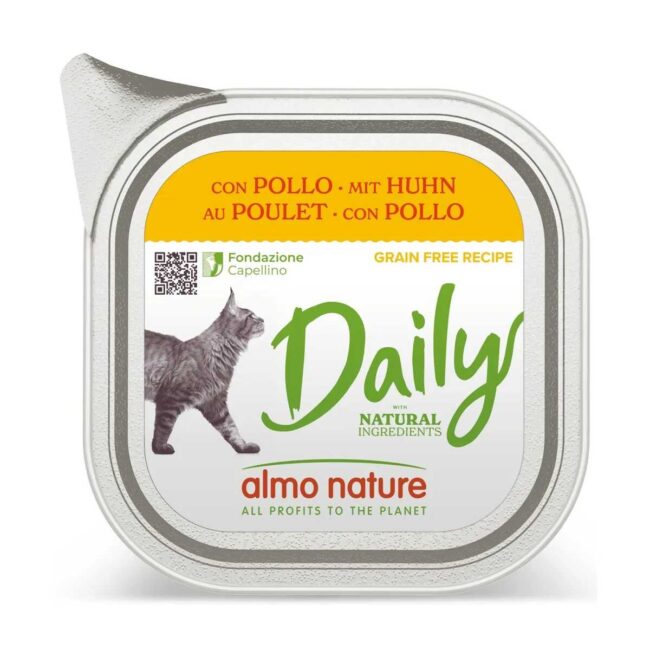 Daily con pollo gatto – Almo nature Recensione vaschetta Daily con pollo gatto - Almo nature