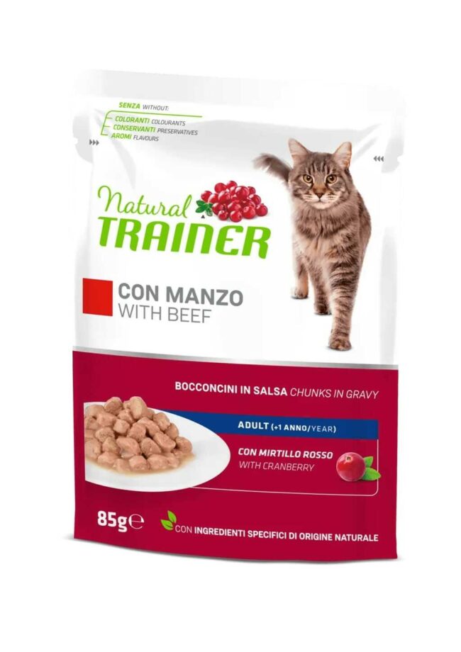 Sterilised adult manzo umido – Natural trainer Recensione bocconcini Sterilised adult - Natural trainer per gatti
