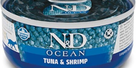 Recensione alimento umido Tuna & Shrimp Adult wet food - Farmina per gatti