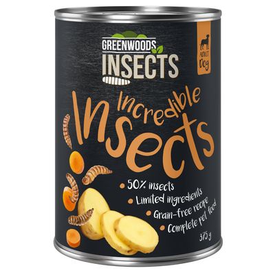 Greenwoods Insects umido per cani Recensione Greenwoods Insects cibo umido per cani