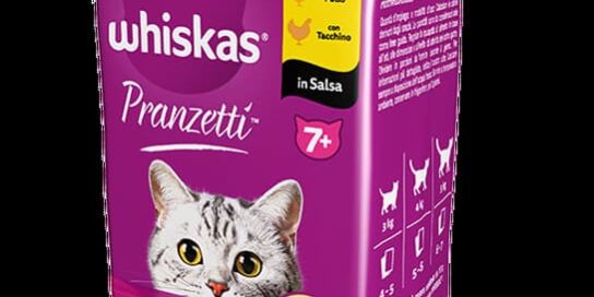 Recensione Whiskas pranzetti carni bianche senior per gatti