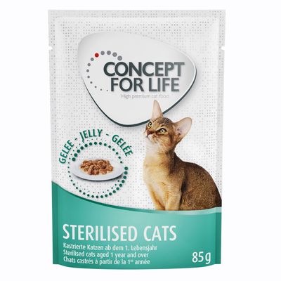 Concept for Life Sterilised Cats – in gelatina Concept for life sterilised cats, cibo umido per gatti
