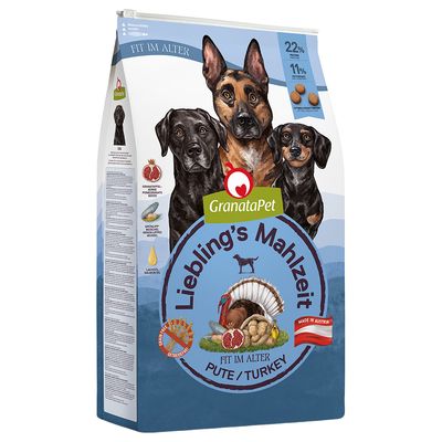 GranataPet Liebling’s Mahlzeit senior tacchino Recensione GranataPet Liebling's Mahlzeit senior tacchino, crocchette cani