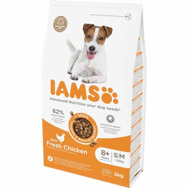 Iams-Senior-Dog-Small—Medium-Pollo-10177088 IAMS Pollo Crocchette per cane