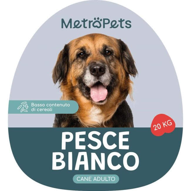 Pesce Bianco low grain Metropets Pesce Bianco low grain Metropets crocchette per cane