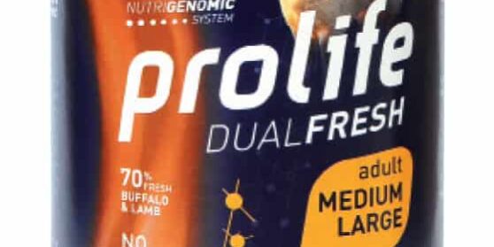 Dual Fresh Adult Buffalo, Lamb – Prolife Dual Fresh Buffalo, Lamb - Prolife umido per cani