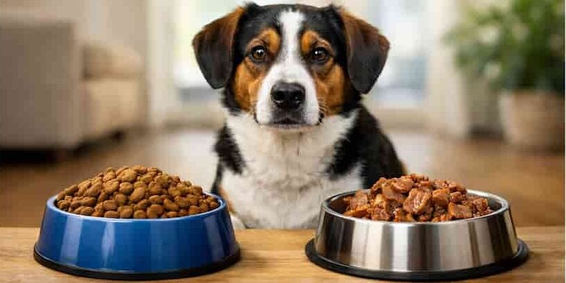 cane dieta mista cane che segue una dieta mista