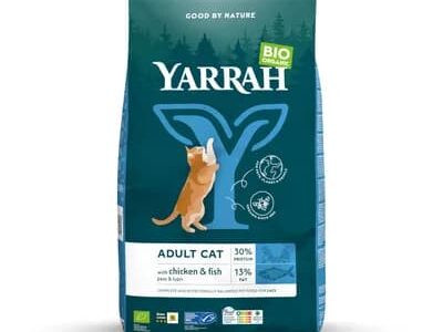 crocchette Yarrah Bio con Pollo & Pesce -gatti